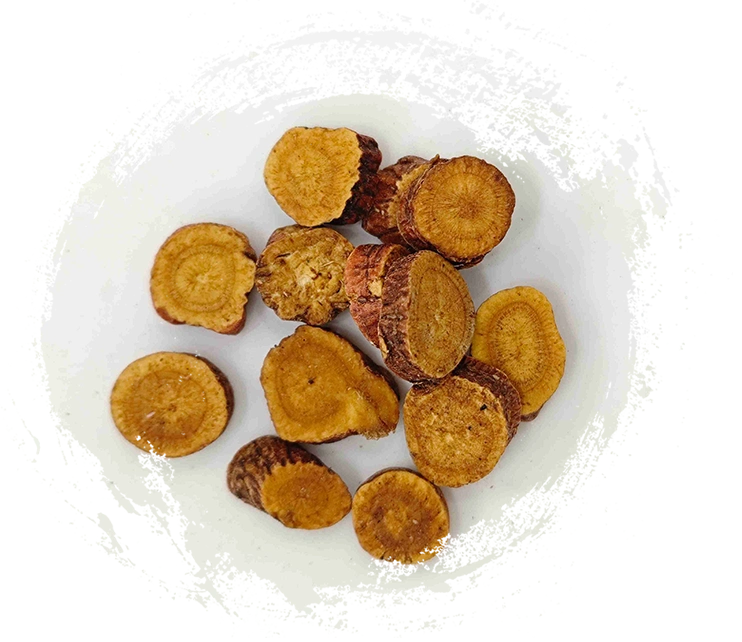 Raiz de alcaçuz preparado (Zhigancao)